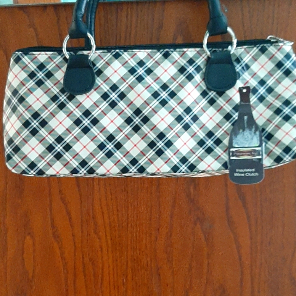 Primewear insulated wine clutch NWT